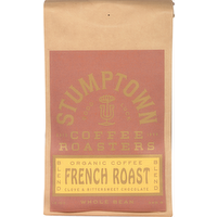Stumptown Whole Bean Organic French Roast Clove & Bittersweet Chocolate Blend Coffee, 12 Ounce