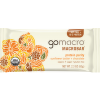 GoMacro Protein Purity Sunflower Butter & Chocolate MacroBar, 2.3 Ounce