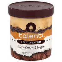 Talenti Layers Salted Caramel Truffle Gelato, 16 Ounce