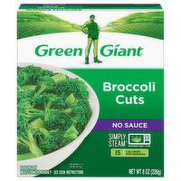 Green Giant Simply Steam Broccoli Cuts No Sauce, 8 Ounce