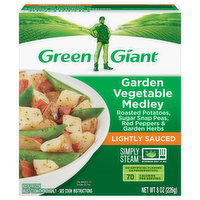Green Giant Simply Steam Garden Vegetable Medley Lightly Sauced, 8 Ounce