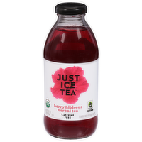 Just Ice Tea Caffeine Free Berry Hibiscus Herbal Tea, 16 Ounce