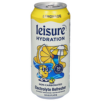 Leisure Project Hydration Lemonade Non-Carbonated Electrolyte Refresher Nutrient Enhanced Water Beverage, 16 Ounce
