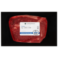 Premium Choice Beef Top Sirloin Steak Half, 0.6 Pound