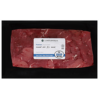 Premium Choice Beef Round Stir-Fry Meat, 1 Pound