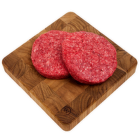 Fresh 85% Lean Premium Ground Beef Patty Single, 8 Ounce