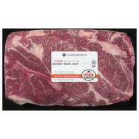 Premium All-Natural Pork Shoulder Blade Steak, 1.6 Pound