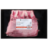 Premium All-Natural Pork Bone-In Country Style Ribs, 1.6 Pound