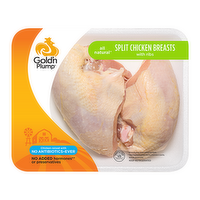 Gold'n Plump Bone-In Split Chicken Breast Smart Buy Value Pack, 2 Pound