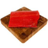 Fresh Wild Alaska Sockeye Salmon Fillets, 1 Pound