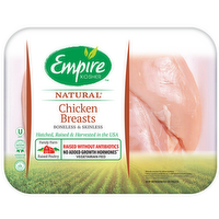 Empire Kosher Boneless Skinless Chicken Breast, 1.25 Pound