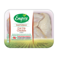 Empire Kosher Whole Cut Up Chicken 8 Pieces - Kosher for Passover, 3.25 Pound