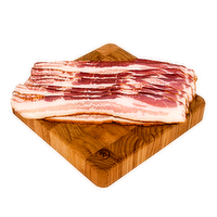 L&B Bulk Uncured Hickory Smoked Bacon, 1 Pound