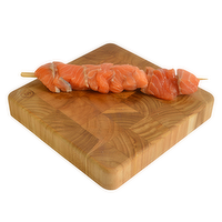 Butchers Kitchen Plain Salmon Skewer Kabob, 5 Ounce