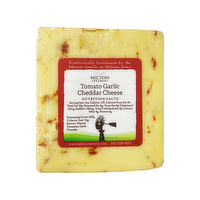 Milton Creamery Tomato Garlic Cheddar Cheese, 1 Pound