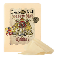 Boar's Head Bold Horseradish Cheddar Cheese, 1 Pound