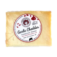 Redhead Creamery Garlic Cheddar Cheese, 1 Pound