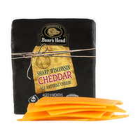 Boar's Head Yellow Sharp Wisconsin Cheddar Cheese, 1 Pound