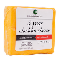 L&B 3 Year Cheddar Cheese, 1 Pound