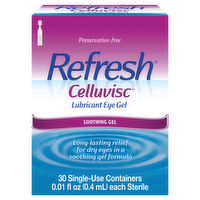 Refresh Celluvisc Single Use Lubricant Eye Drops, 30 Each