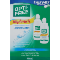 Alcon Opti-Free Replenish Disinfecting Contact Lens Solution, 2 Each