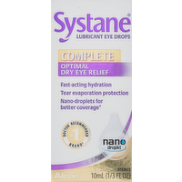 Alcon Systane Complete Lubricant Eye Drops, 10 Millilitre