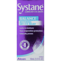 Alcon Systane Balance Lubricant Eye Drops, 10 Millilitre