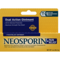 Neosporin + Pain Relief Antibiotic Ointment, 1 Ounce