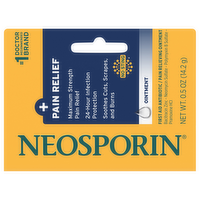 Neosporin + Pain Relief First Aid Antibiotic Ointment, 0.5 Ounce