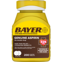 Bayer Aspirin 325mg Coated Tablets, 200 Each