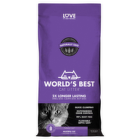 World's Best Cat Litter Multiple Cat Perfectly Calm Lavender Scented Cat Litter, 24 Pound