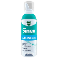 Vicks Sinex Saline Ultra Fine Mist Nasal Decongestant, 5 Ounce