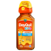 Vicks DayQuil Kids Cold & Cough Non-Drowsy Relief Honey Liquid, 8 Ounce