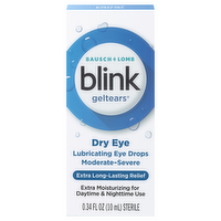 Blink GelTears Dry Eye Moderate-Severe Lubricating Eye Drops, 10 Millilitre