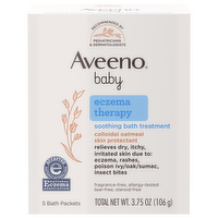 Aveeno Baby Eczema Therapy Soothing Bath Treatment, 5 Each