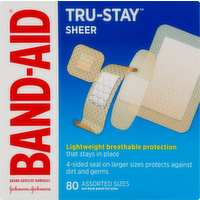 Band-Aid Sheer Band Aids, 80 Each