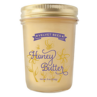 Velvet Bees Gourmet Honey Butter, 8 Ounce