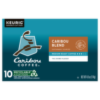 Caribou Coffee K-Cups Caribou Blend Medium Roast Coffee, 10 Each