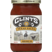 Clint's Texas Medium Salsa, 16 Ounce