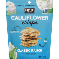 Hippie Snacks Classic Ranch Cauliflower Crisps, 2.5 Ounce