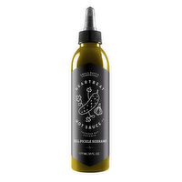 Heartbeat Hot Sauce Dill Pickle Serrano, 6 Ounce