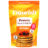 Flourish Protein Buttermilk Pancake & Waffle Mix, 16 Ounce