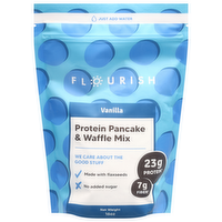 Flourish Protein Vanilla Pancake & Waffle Mix, 16 Ounce