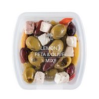 Divina Lemon, Feta & Olive Mix, 5.6 Ounce