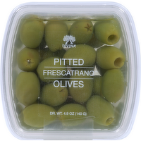 Divina Pitted Frescatrano Olives, 4.2 Ounce