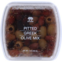 Divina Pitted Greek Olive Mix, 7 Ounce