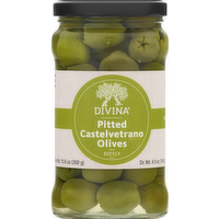 Divina Pitted Castelvetrano Olives, 4.9 Ounce