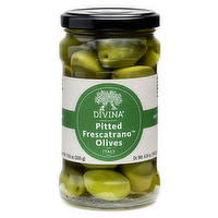 Divina Pitted Frescatrano Olives, 4.9 Ounce