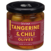 Divina Tangerine & Chili Olives, 14.1 Ounce