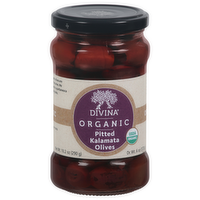 Divina Organic Pitted Kalamata Olives, 6 Ounce